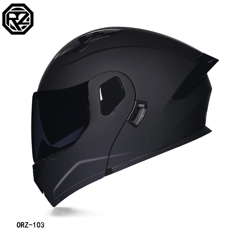 High Quality ORZ Motorcycle Full Face Helmet Four Seasons Motocross Racing Modular Flip Up Casco Moto Men Women Off Road Helmet