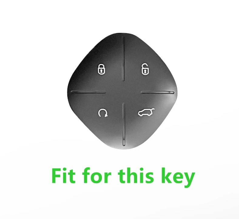Auto Fernbedienung Zink-legierung Schlüssel Fall Abdeckung Halter Kette Für Chery Jetour DASHING X-1 Plus DTC T2 Schlüssel Shell schutzhülle – Detail 1
