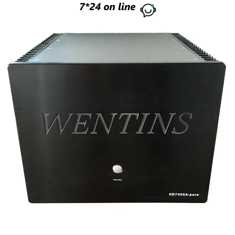 W-014 WENTINS HD7400A-pure 7 channels per channel 400W pure power amplifier home theater voltage 220V/50Hz