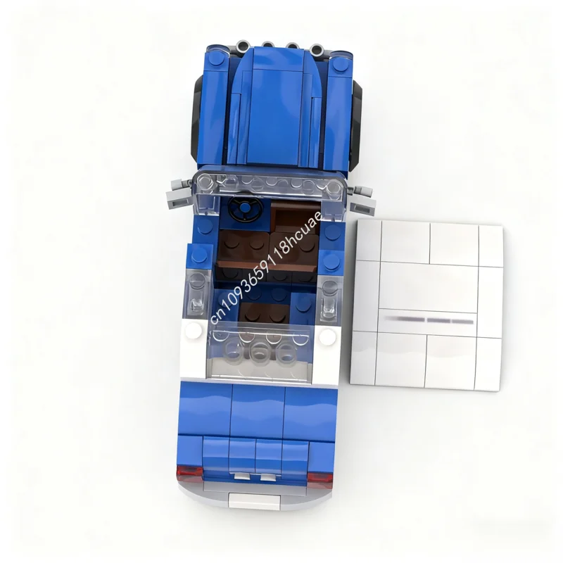 224 Uds. MOC Hudson hornet seis modelos anchos bloques de construcción juguetes educativos creativos DIY arquitectura Modular regalos de navidad