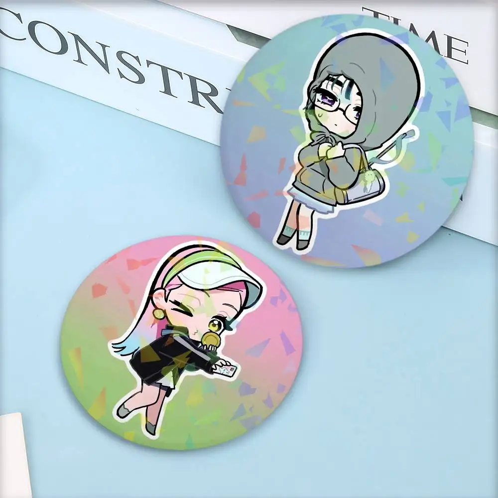 Alien Stage Mizi Sua Ivan Till Hyuna Luka Three Year Limit Cartoon Lapel Pins for Backpacks Briefcase Laser Brooch Clothes Badge