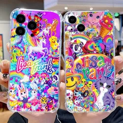 Lisa Frank Art Phone Case For iPhone 15,14,13,12,11 Plus,Pro,Max,XR,XS,X,7,8 Plus,SE,Mini Transparent Silicone Soft