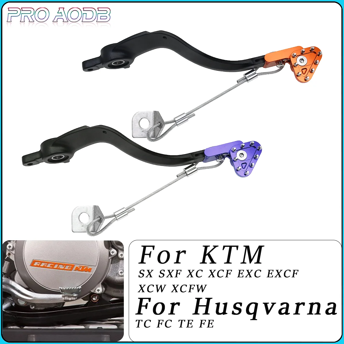 

Motocross CNC Brake Pedal Arm Foot brake lever Brake For KTM SX SXF EXC XC XCF XCW XCFW EXCF 125-530 2011-2016 Husqvarna