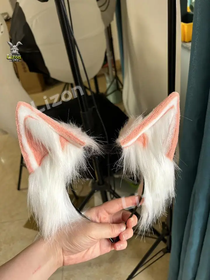 Set De Cosplay Renard – Oreilles, Queue, Collier Et Clips – Déguisement Pour Femme Et Fille Dès 10 Ans – Halloween, Noël, Carnaval, Anniversaire