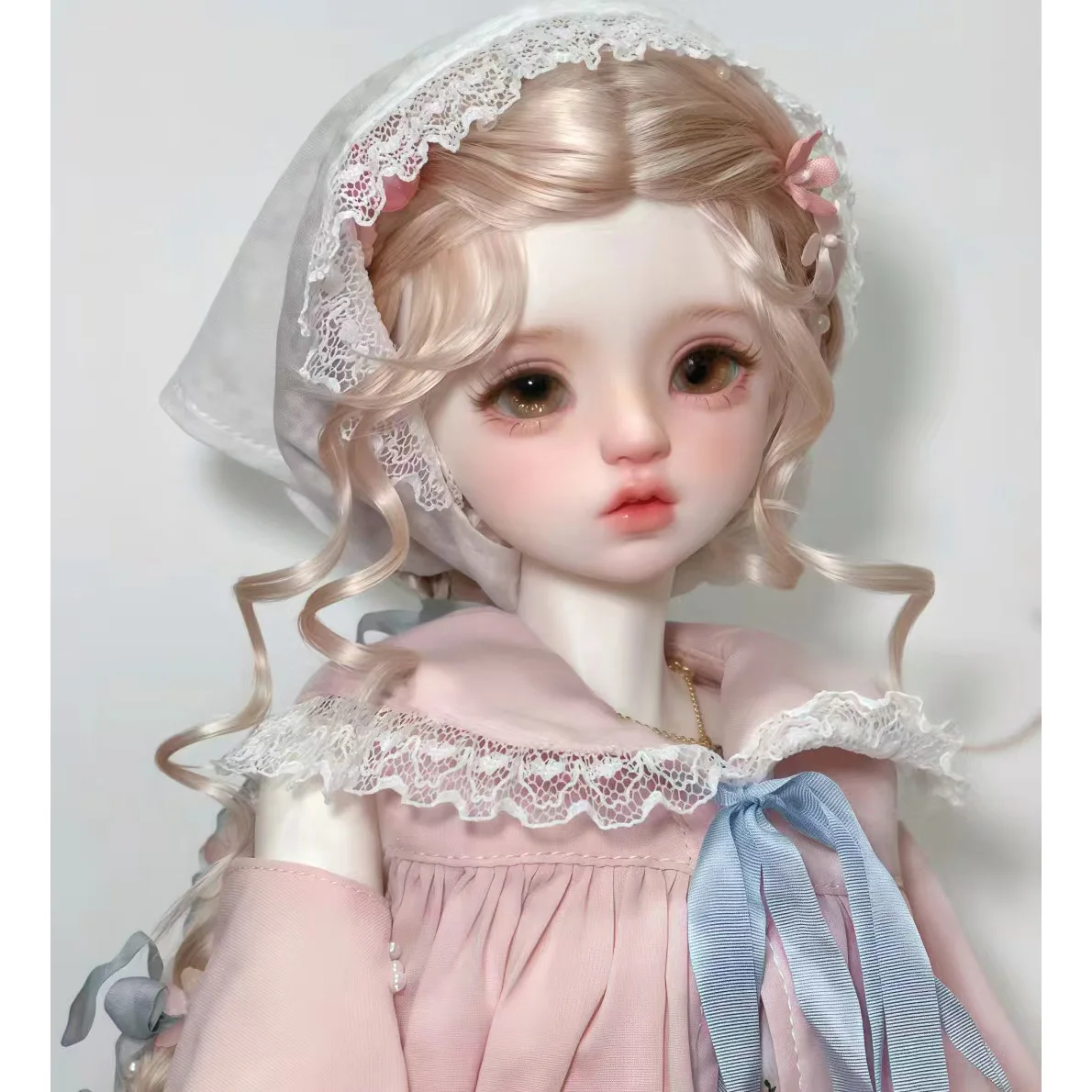 

New 1/4 BJD Doll Head With Body Resin Material High Quality Lovely Girl Doll No Makeup DIY Model Collection Toys Gifts