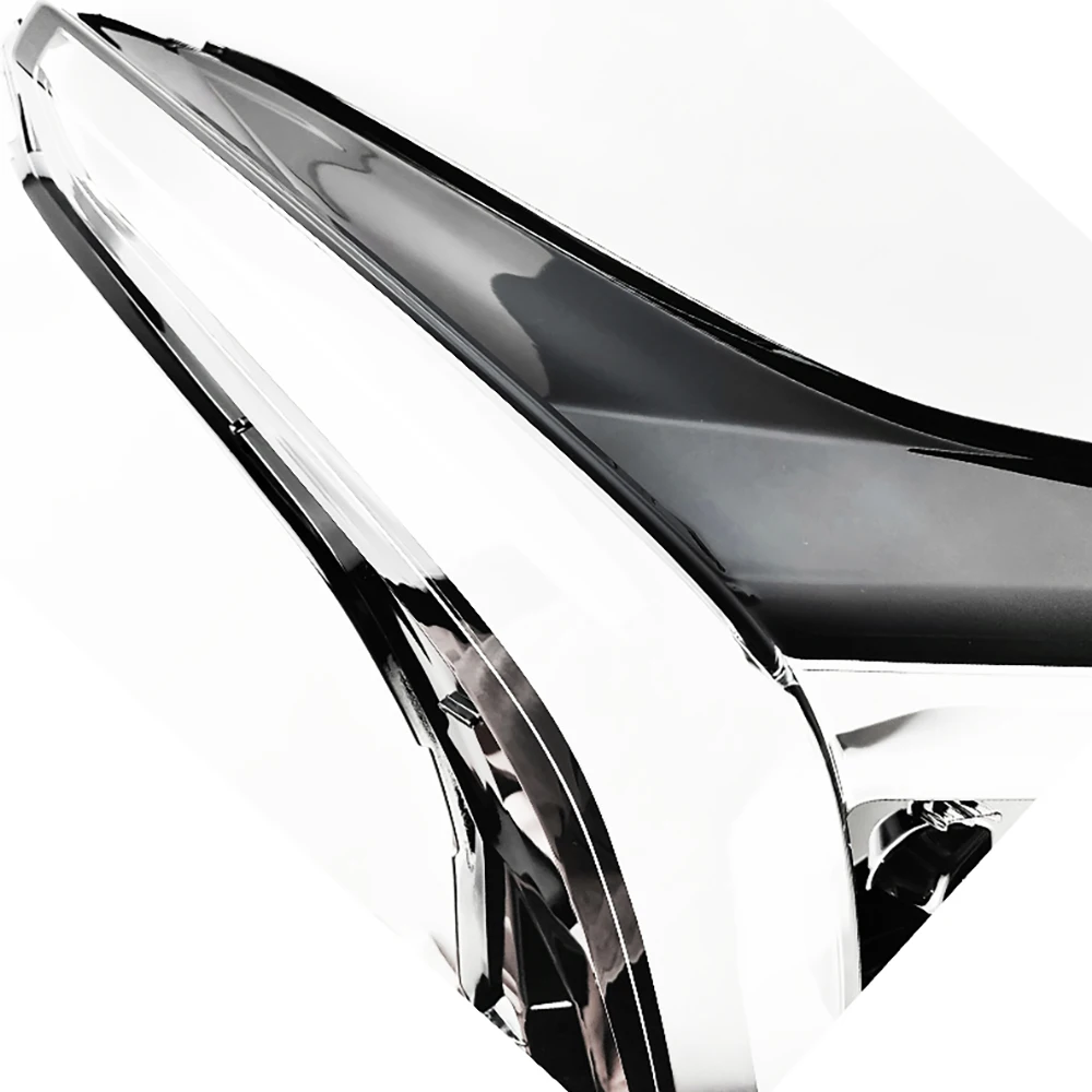 الجبهة العلوي قذيفة شفافة كشافات غطاء غطاء مصباح شبكي استبدال عاكس الضوء الأصلي لكاديلاك XT4 2023-2024 #3