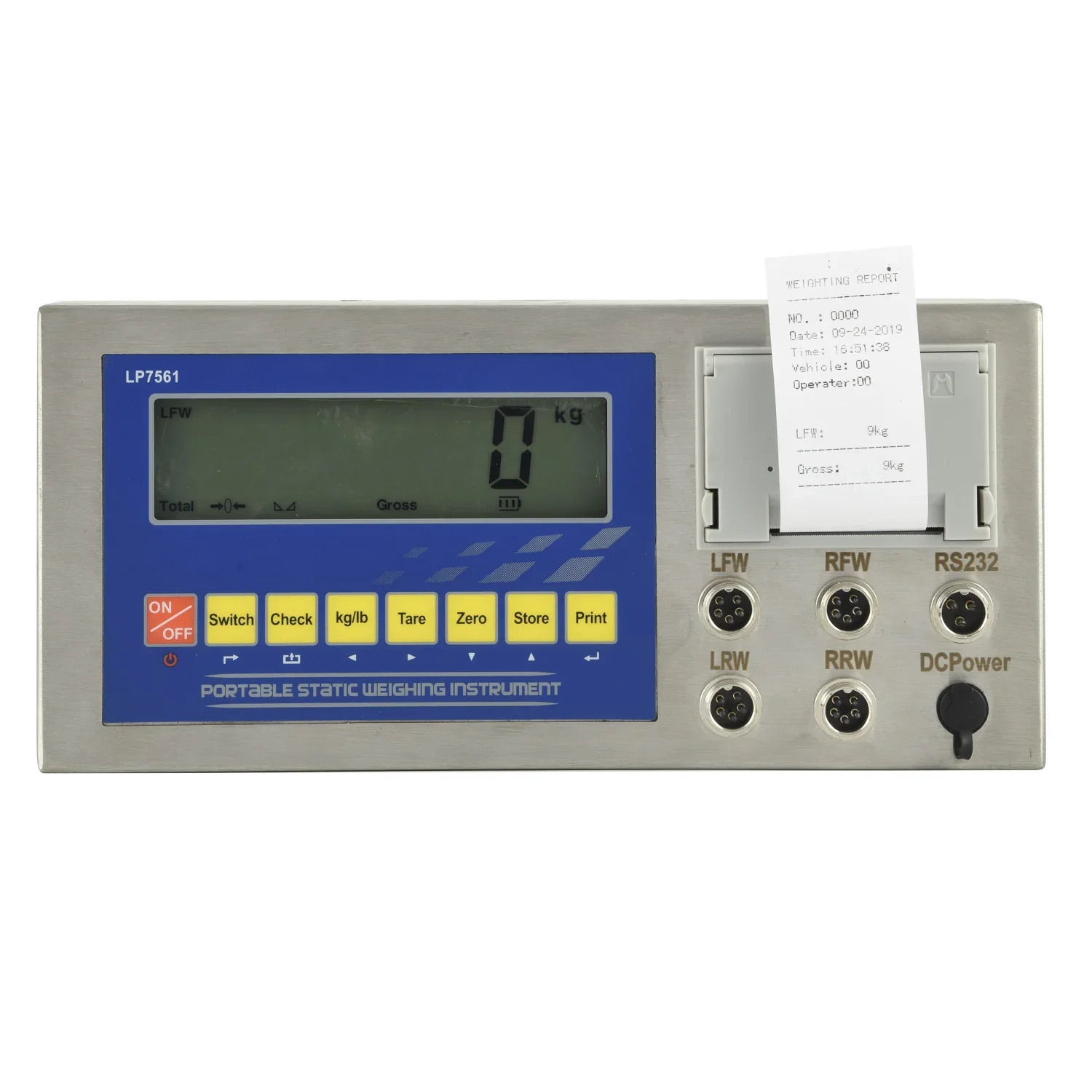 Custom Designed 1000Kg Load Industrial Weight Sensor Economical Digital LCD Indicator Steel Material