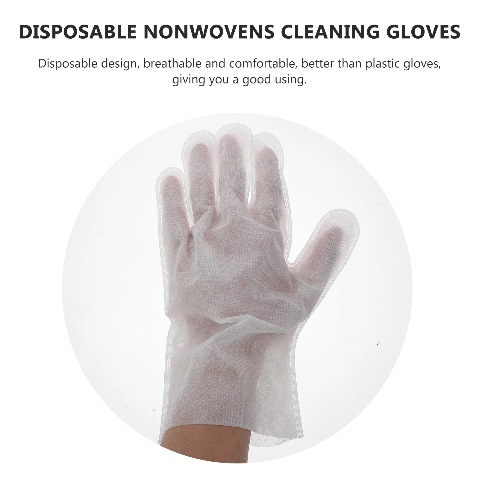 Disposable Non-woven Dust Removal Gloves Cleaning House Electrostatic for Comfortable Nonwovens The Mitten