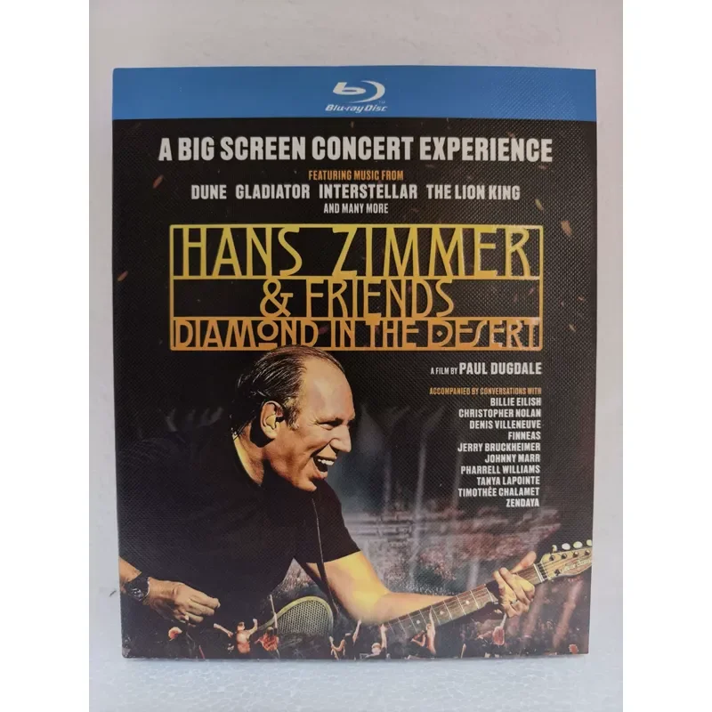 Blu-ray Disc Hans Zimmer and Friends Live Concert Performance Music Album