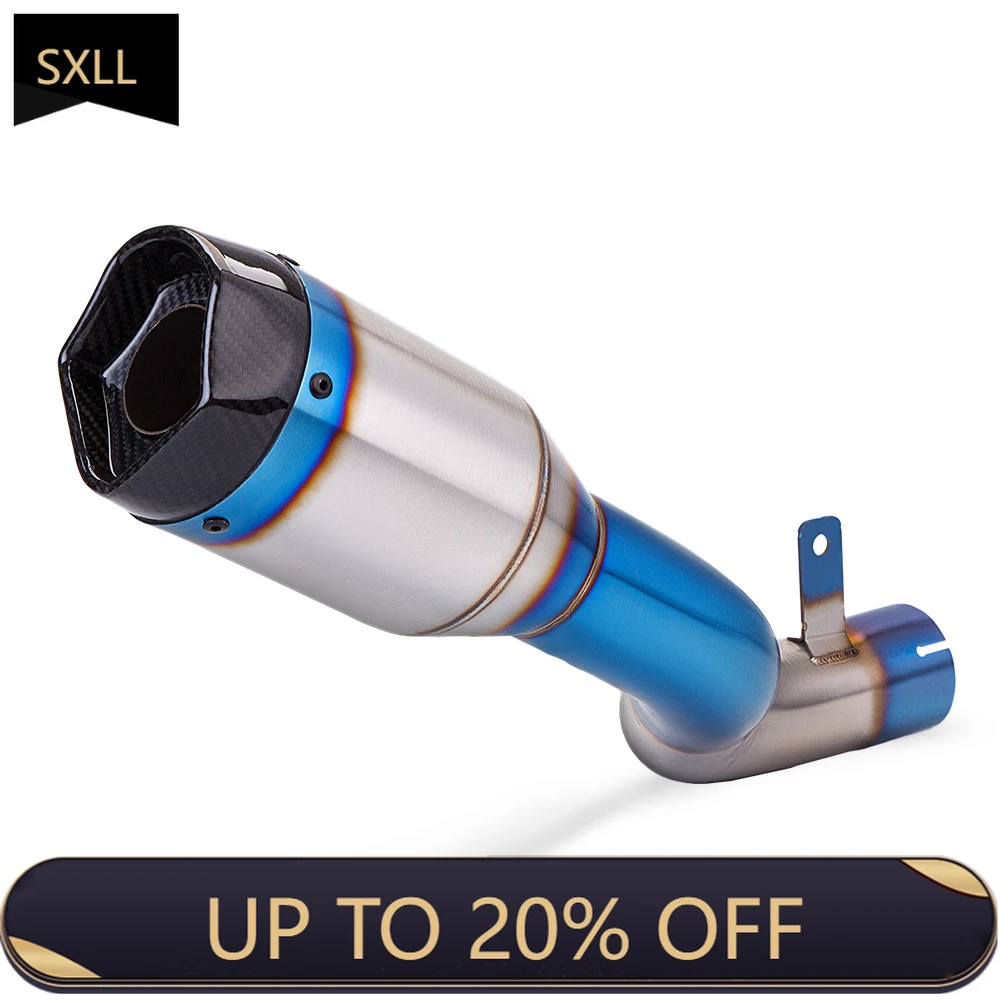 

SXLL New high-performance stainless steel exhaust pipe muffler escape system for CB650R CB650F motorcycle