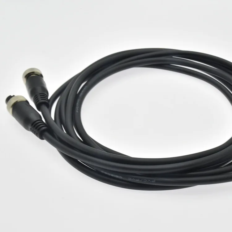 5pcs Injection molding of connectors processed into wires using GX12-5P