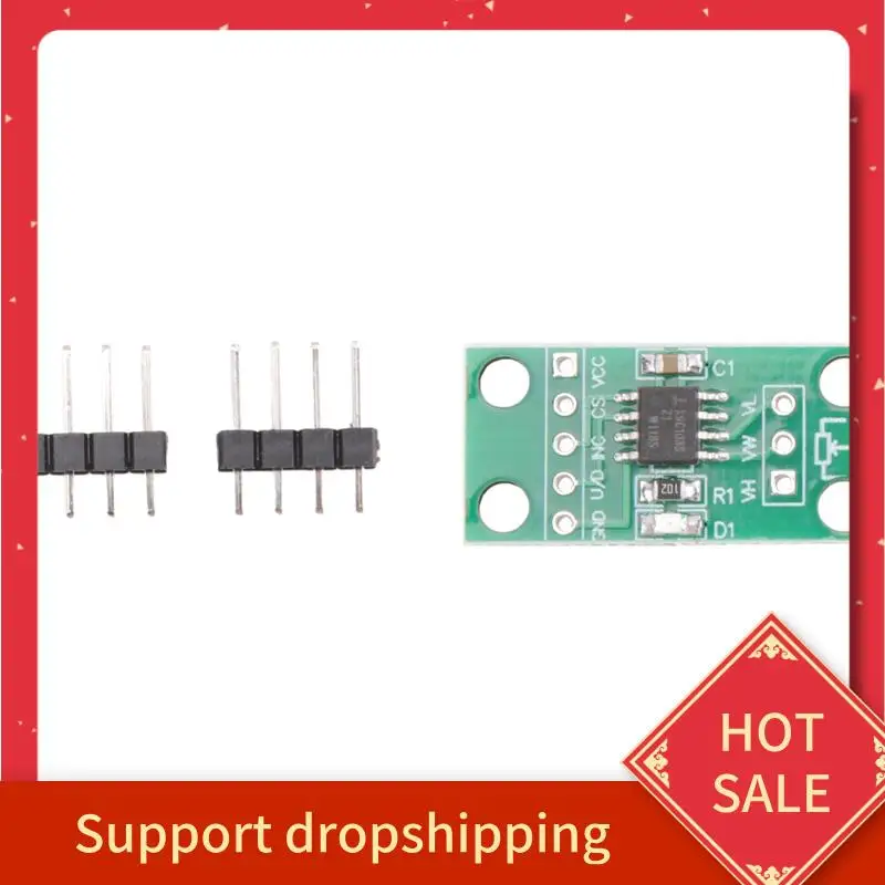 

B44C X9C103S Digital Potentiometer Module Green PC+Metal 100K 100Th Order Digital Potentiometer Circuit