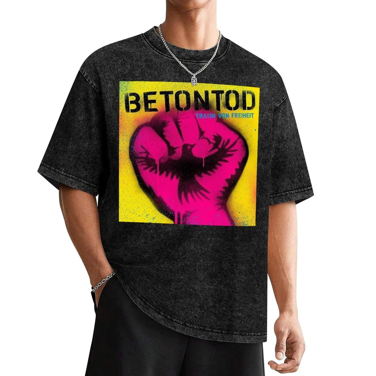 Betontod - Traum von Freiheit album 2015 T-Shirt Aesthetic clothing graphic tee shirt t shirts for men graphic