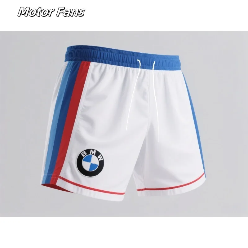 Motor Fans 2025 Summer New Classical BMW Outdoor Warm Up Sport Training Shorts Quick Drying Breathable Shorts