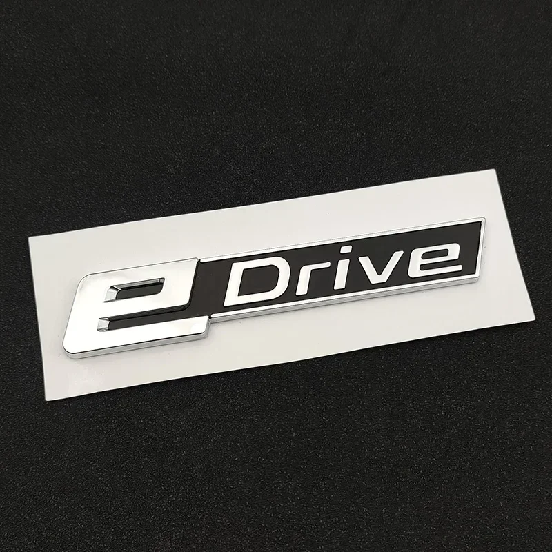 3D ABS Car Fender Side Edrive Logo Emblem Trunk Badge Decal Sticker For BMW i4 320 G30 G20 Edrive Auto Exterior Accessories