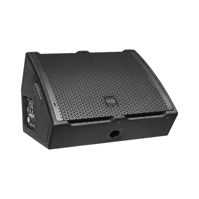 DASN MAX15MDC 2000W 15 Inch DSP Active Coaxial Wooden Speaker Professional Stage Studio Monitor for DJ Band Singer Recording