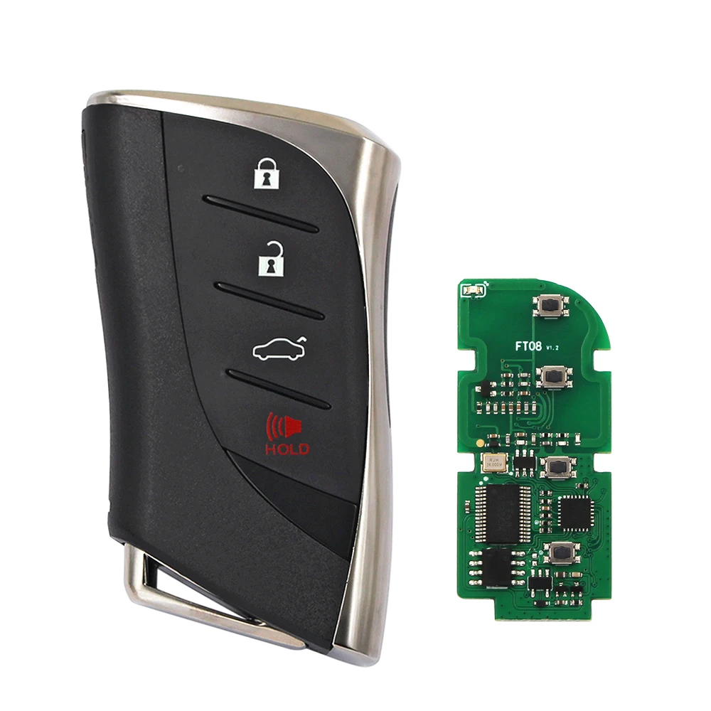 

Lonsdor Smart Key for Toyotas Lexuss With Car Key Cover FT08 PH0440B Update of FT08-H0440C 315/433mhz 8A Chip ES300h