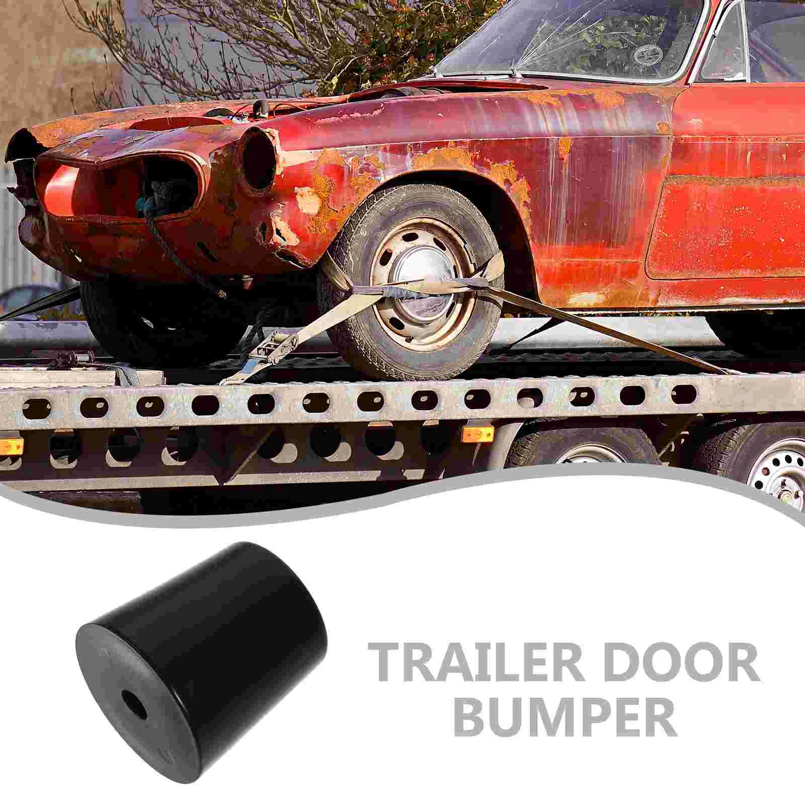 4 Pcs Bumper Stop Cone Enclosed Trailer Accessories Automotive Bumpers for Truck Gates Isolation Washers Feet Pads