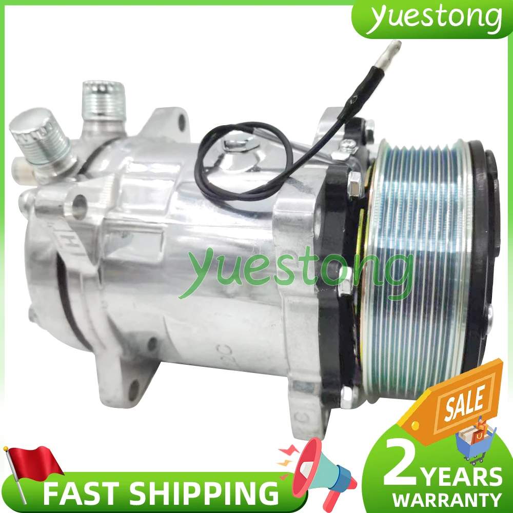 

For Agco Fendt Massey Ferguso New Holland 5H14HD AC Compressor 54510 525692 300-4214 SKI6664 20-10186 85100888 1402028 AG518204