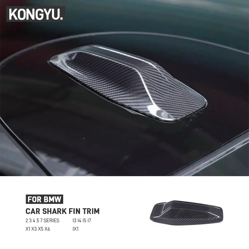 

Real Carbon Fiber Car Shark Fin Trim Cover For BMW 2 3 4 5 7 Series X1 X3 X5 X6 I3 I4 I5 I7 IX1 U10 U11 G26 F26 G20 G28 G68 G67