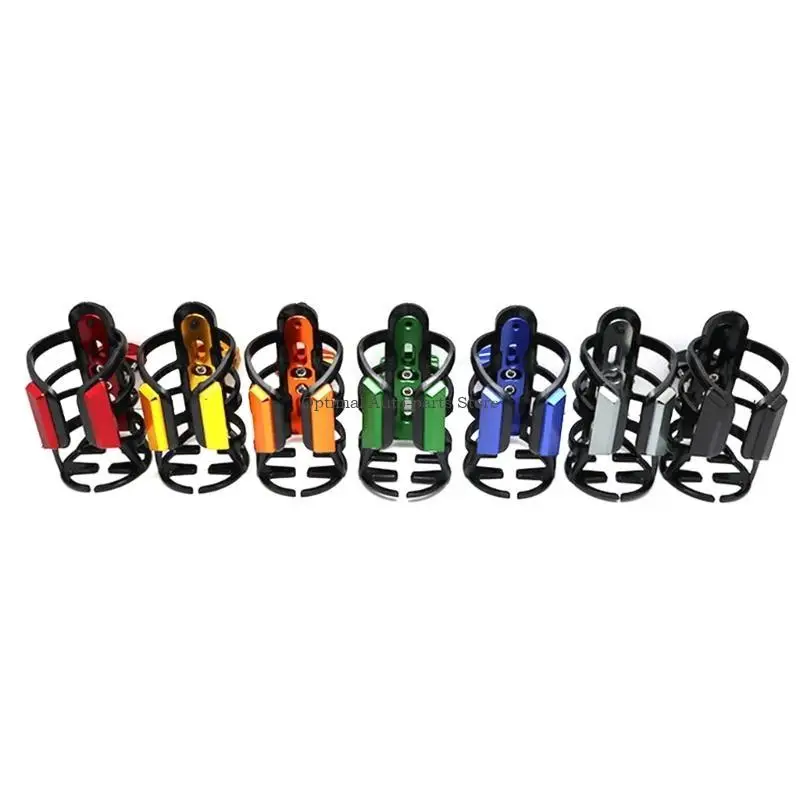 

Motorbike Handlebar Water Bottle Cage Aluminum Alloy Beverage Drink Cup Holder