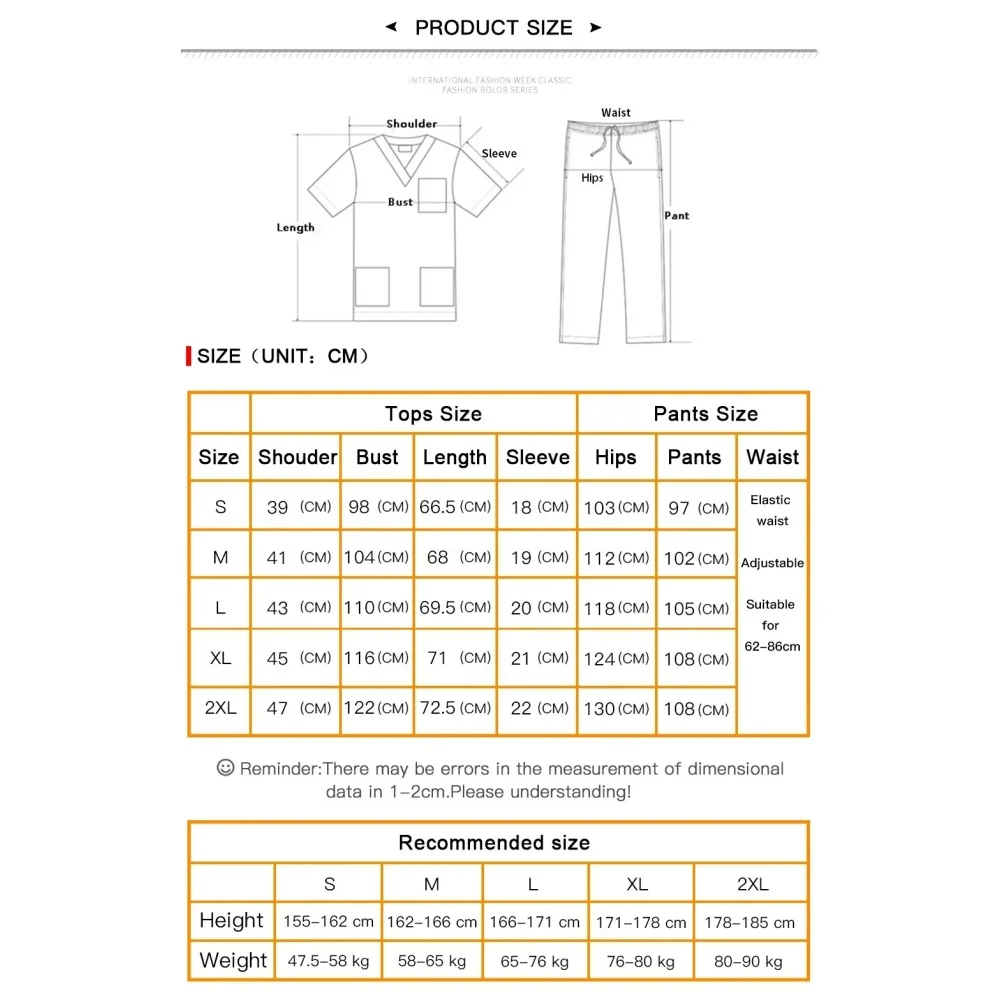 Uniformes chirurgicaux d'infirmière médicale, vêtements de travail à col en v pour Salon de beauté de médecin d'hôpital, ensembles de gommages de pharmacie clinique, soins infirmiers pour médecins de Spa