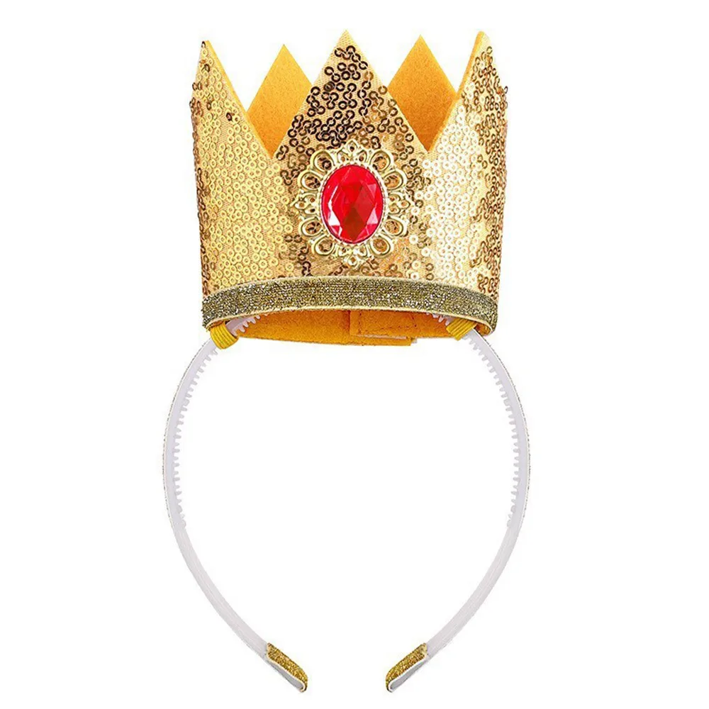 Prinzessin cos Pfirsich Cosplay Krone Stirnband Erwachsene Kinder Mädchen Halloween Karneval Party Rolle Requisiten Kopf bedeckung Kostüm Kröte Kinopio Hut