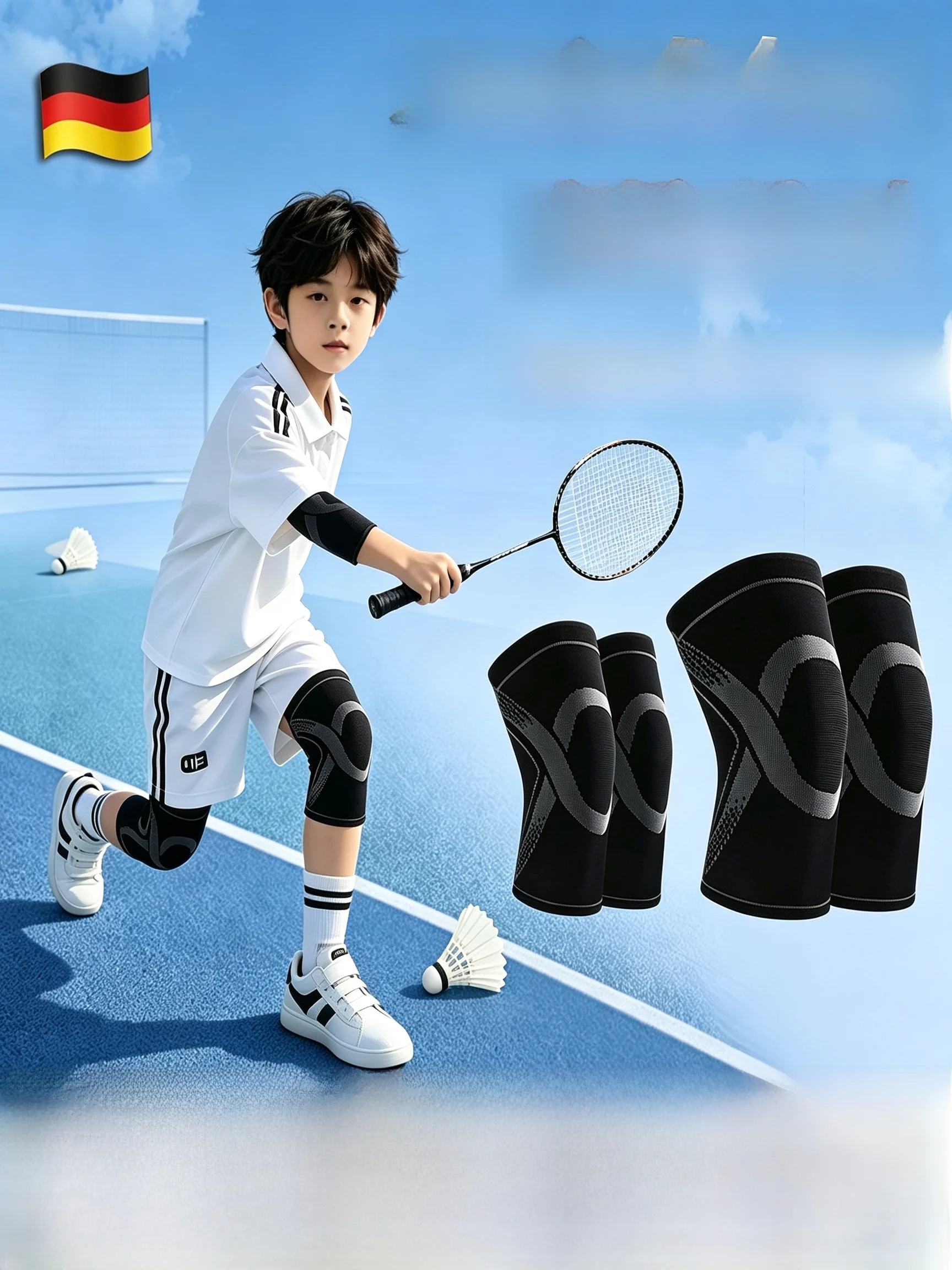 genouilleres-pour-enfants-a-haute-elasticite-speciales-pour-le-badminton-enveloppantes-confortables-respirantes-douces-pour-la-peau-protegent-les-articulations