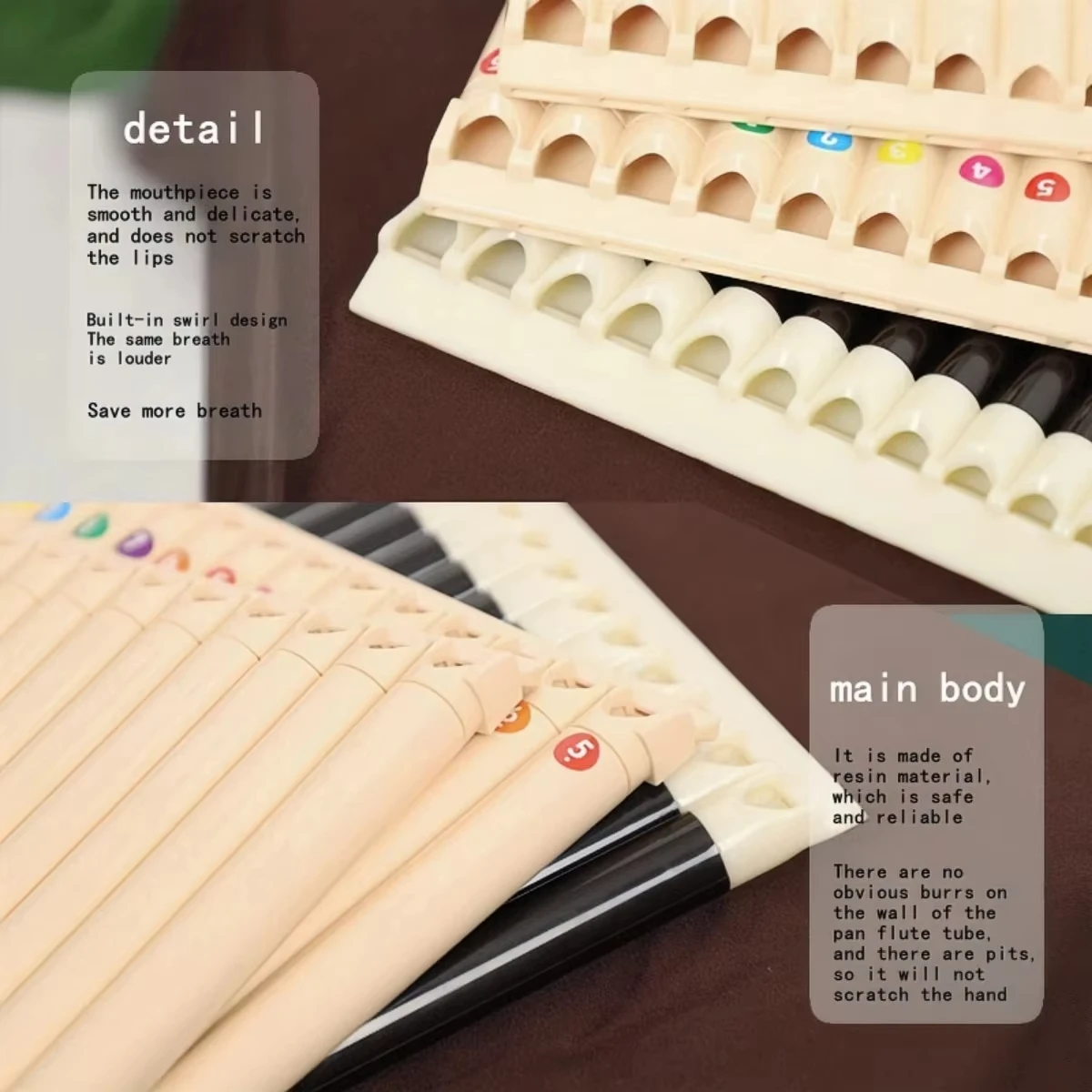 มิวาเยอร์ 18 ท่อ แพนฟลุต ค โทน - Musical Instrument Pipe บทวิจารณ์และราคา