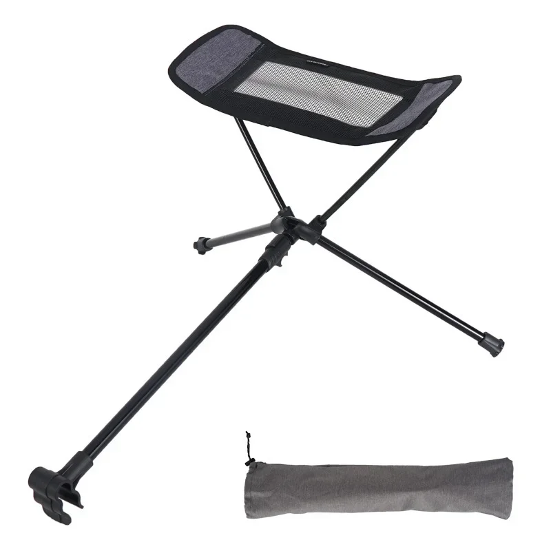 Fishing Outdoor BBQ Camping Chair Foot Recliner Foot Rest Portable Stool Collapsible Footstool For Camping Beach Chair Folding