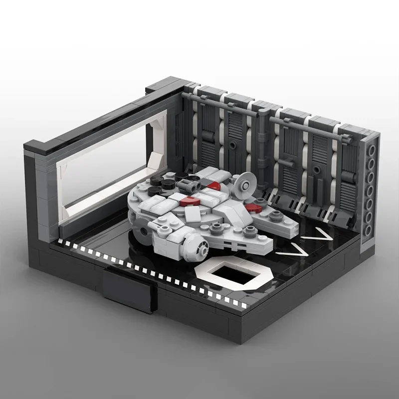 

326PCS Star battle Docking Bay327+Millennium-Falcon mini-build mods Moc Collector's Edition Building Blocks Toy Creative Gift