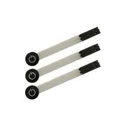 New 1key Single-key Power Membrane Button With PVC/PET Control Panel For DIY Accessories Membrane Switch Buttons Ribbon Cable