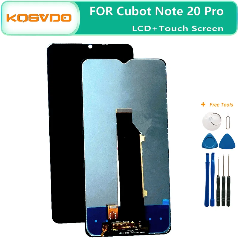 100% Tested For Cubot Note 20 Pro LCD Display + Touch Screen Digitizer Assembly Replacement For Note 20 / Note20 Pro LCD + Glue