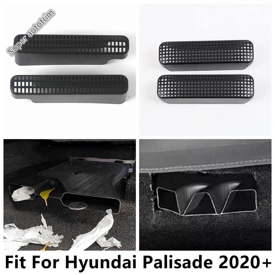 

Car Under Seat Floor Air Conditioning AC Vent Outlet Dust Cover Sticker Protection Accessories For Hyundai Palisade 2020 - 2025