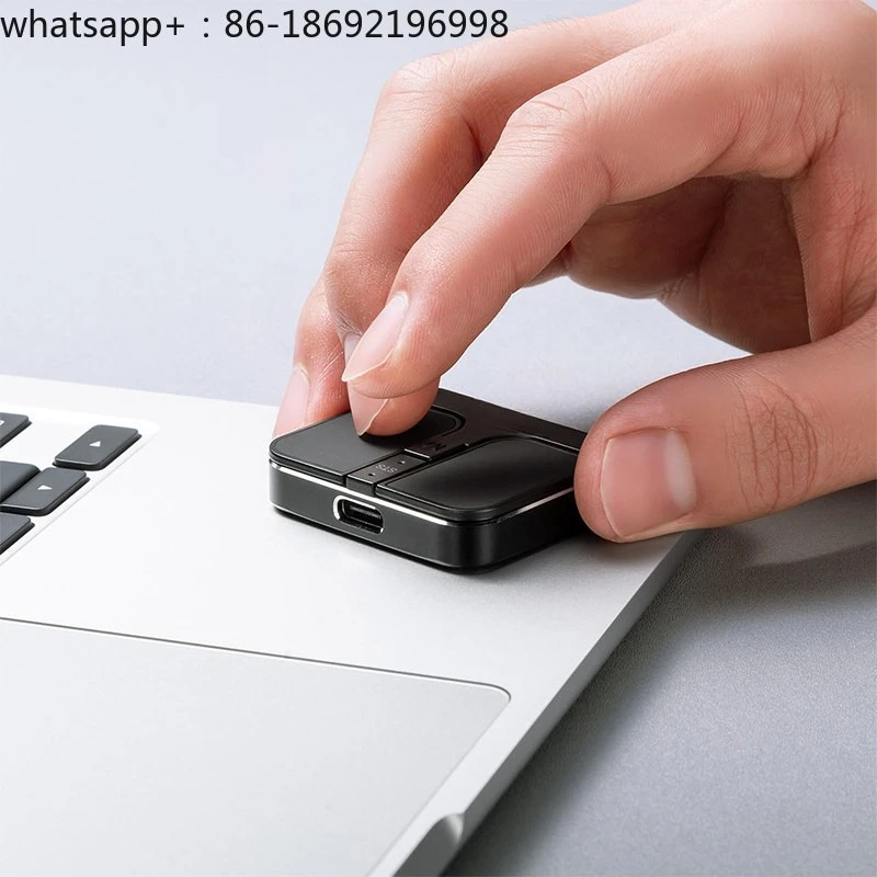 Portable Mini Small Mouse Wireless Bluetooth Dual Mode Notebook Phablet Phone Light Tone