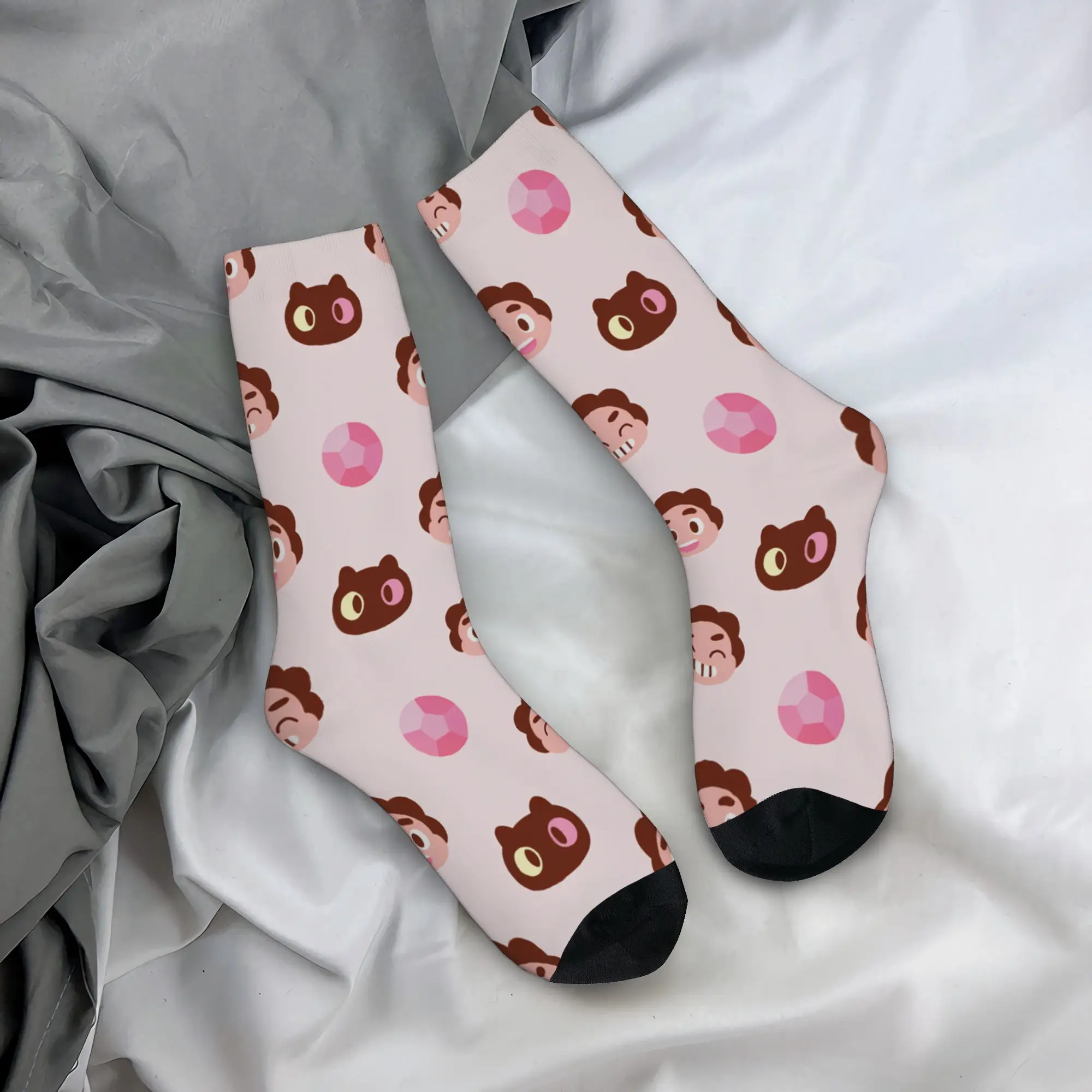 

Stevens Universes Stockings Printed Vintage Socks Spring Anti-Slip Socks Men Outdoor Soft Breathable Socks