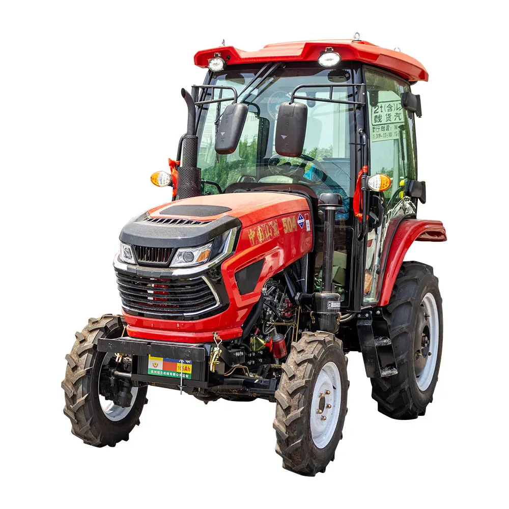 Four Wheel Drive 30HP 50HP 90HP Farm Tractor with Cabin Robust and Reliable for Heavy Farming