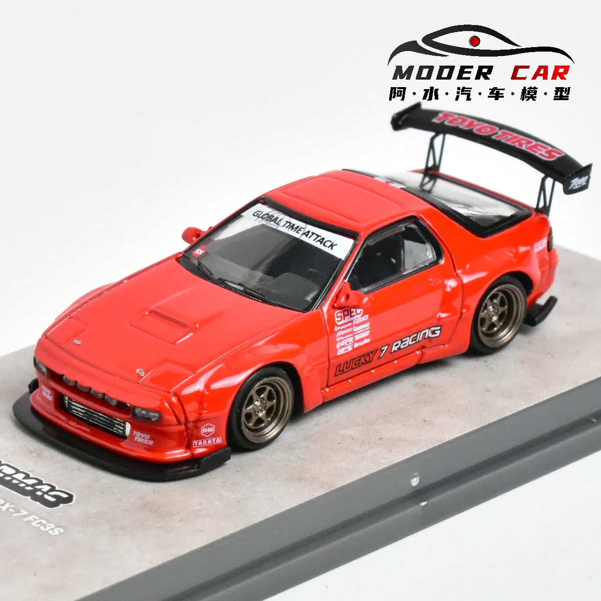 

Tarmac работает TW 1:64 Pandem Mazda RX7 FC3S литая модель автомобиля