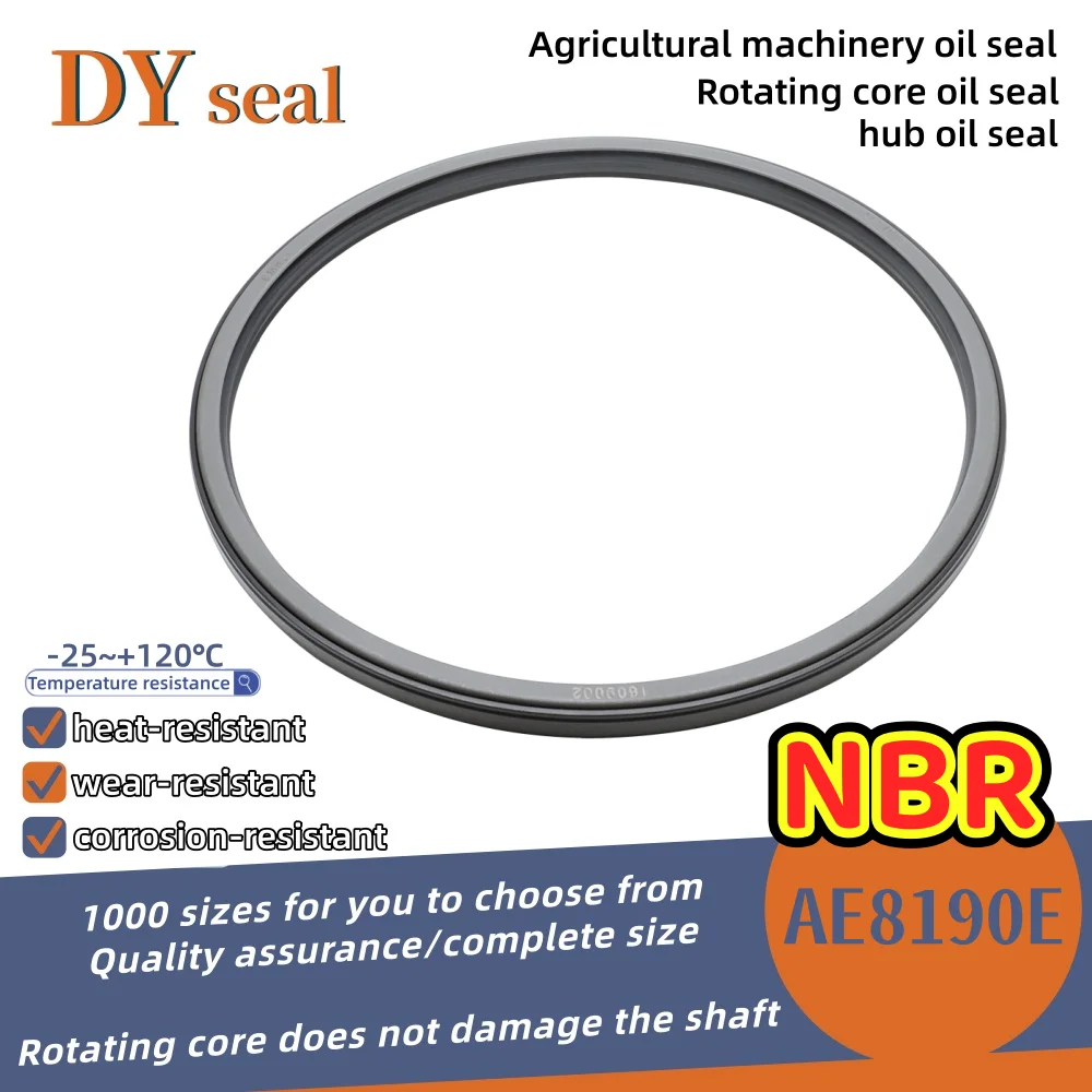 Engineering Machinery Oil Seal Rubber NBR 170*186*7.5/10 Sealing Ring Gaskets OEM No NOK/AE8190E ISO 9001:2008