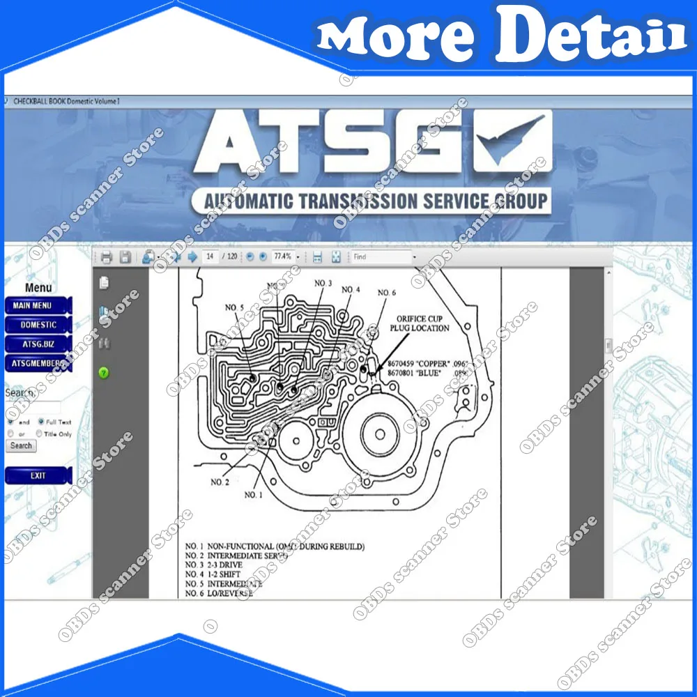 2026 Hot Sale ATSG 2017 Auto Repair Software ATSG Automatic Transmissions Service Group Repair Information Atsg Manual Diagnosis