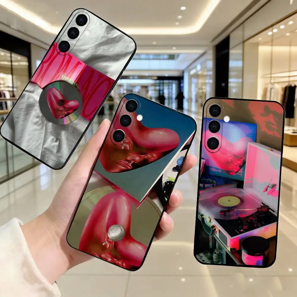 Fontaines -DC Romance  Phone Case Black Silicone Soft For Samsung Galaxy A73,A72,A71,A70,A53,A52,A51
