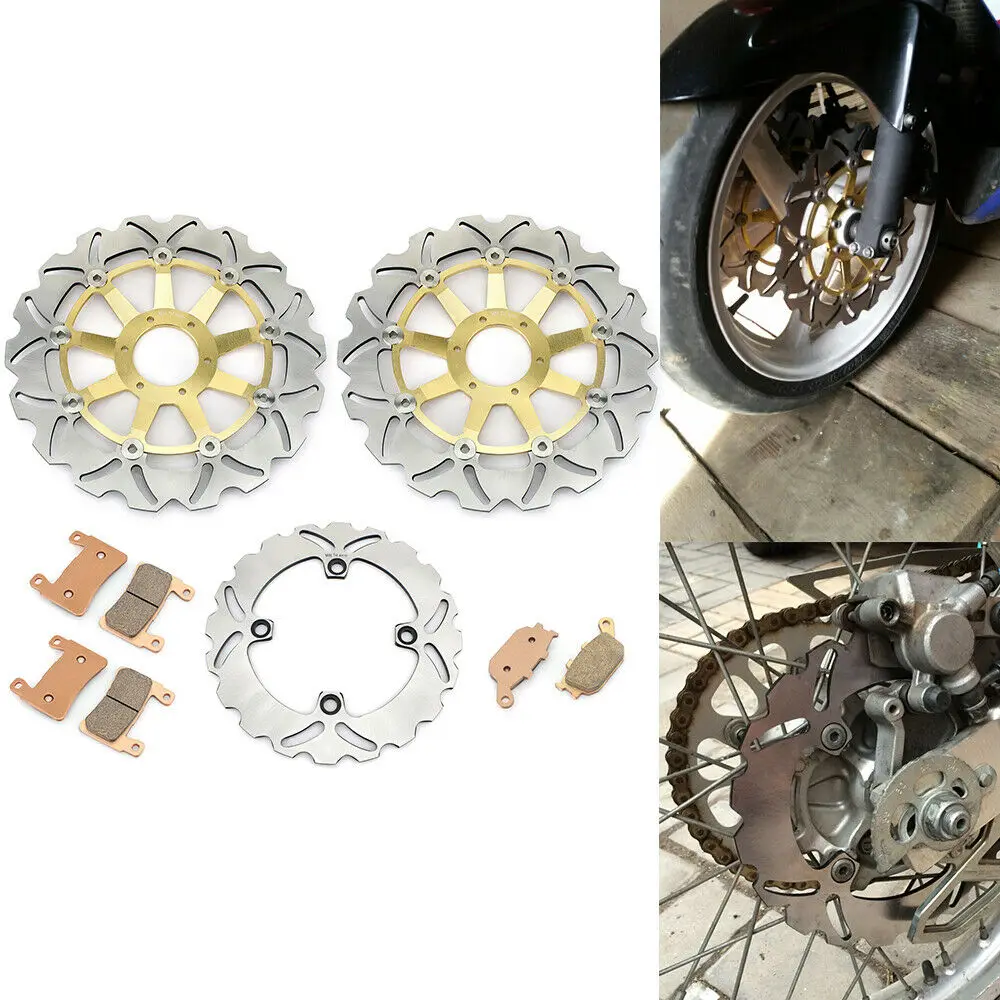 BIKINGBOY Vordere und Hintere Bremsscheiben, Bremsbeläge CBR600F SuperSport F3 95 96 97 98 CBR 600 F4 F4i 99 00 01 02 03 04 05 06 07 – Detail 11