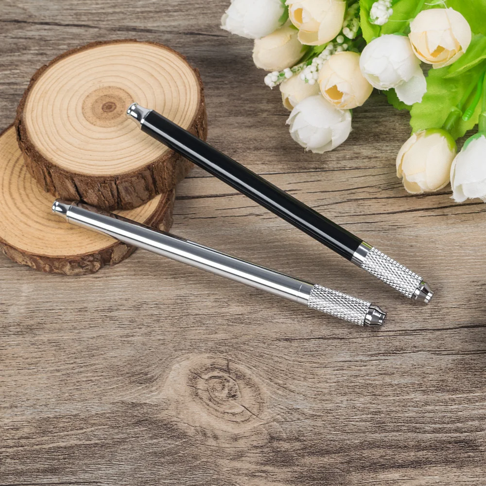 Single head waist lacquer handmade pen  tattoo pen  microblading eyebrow pen metal microblading pen eyebrow pen permanent makeup