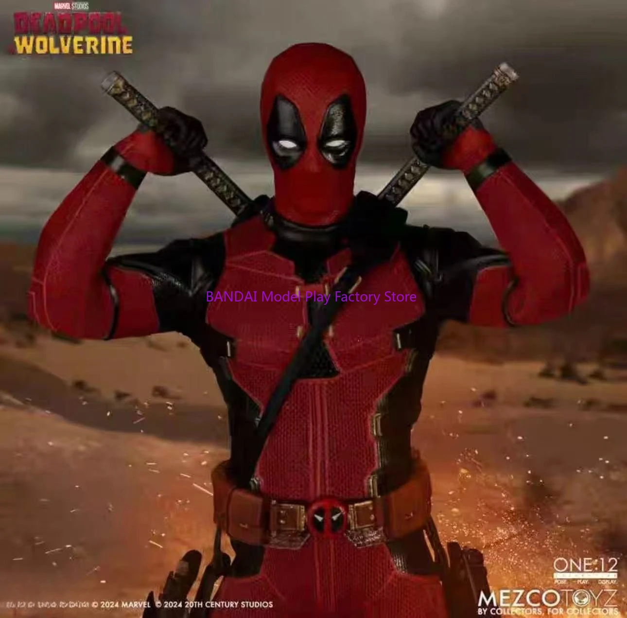 Figuras de acción de anime Mezco Toyz Deadpool Wolverine Deadpool Deluxe 1:12 Dogpool en stock, modelo de juguete coleccionable
