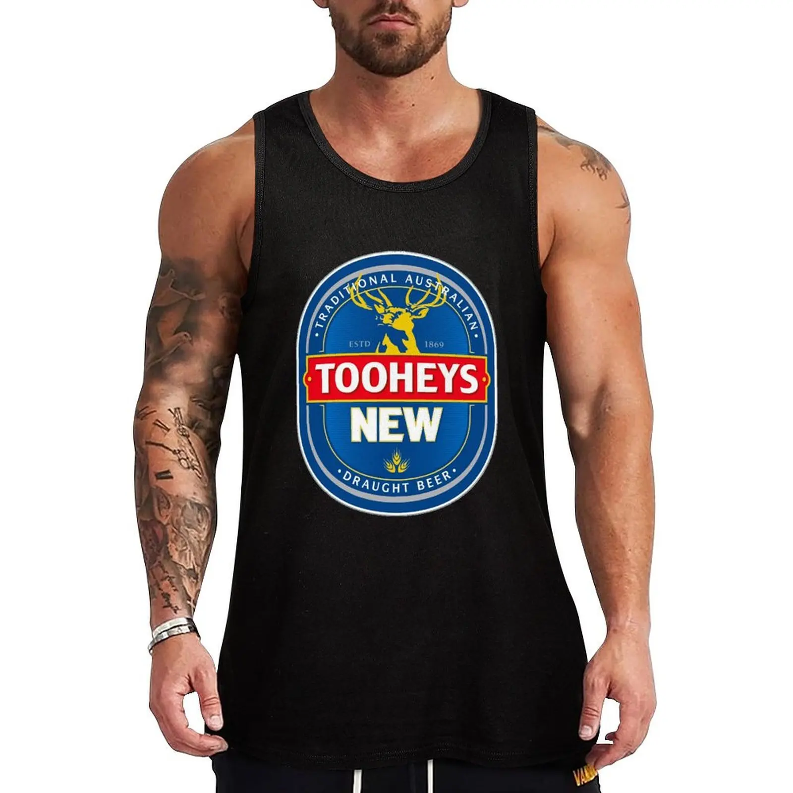 

Vol tooheys old brewery irish whiskey logo brewery local! Tank Top bodybuilding men Men's fitness t-shirt