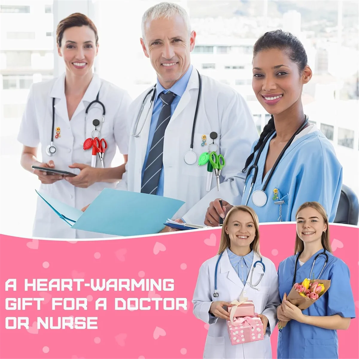 

New-Design 96 Pcs Graduation Gifts for Nursing Students,Stethoscope Brooch Pins