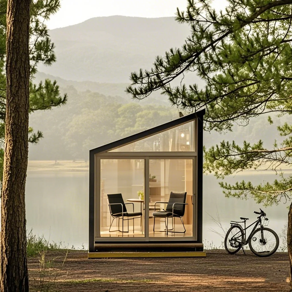 Popular Selling Prefab Mini Small Cabin Reception Mobile Offices Container Meeting Working Office Silent Booth Pod Outdoor