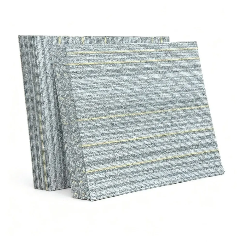 Imitation Carpet Texture PVC Floor Tile Self Adhesive Waterproof Floor Cover Anti Slip Wear Resistant Vinyl Floor Sticker