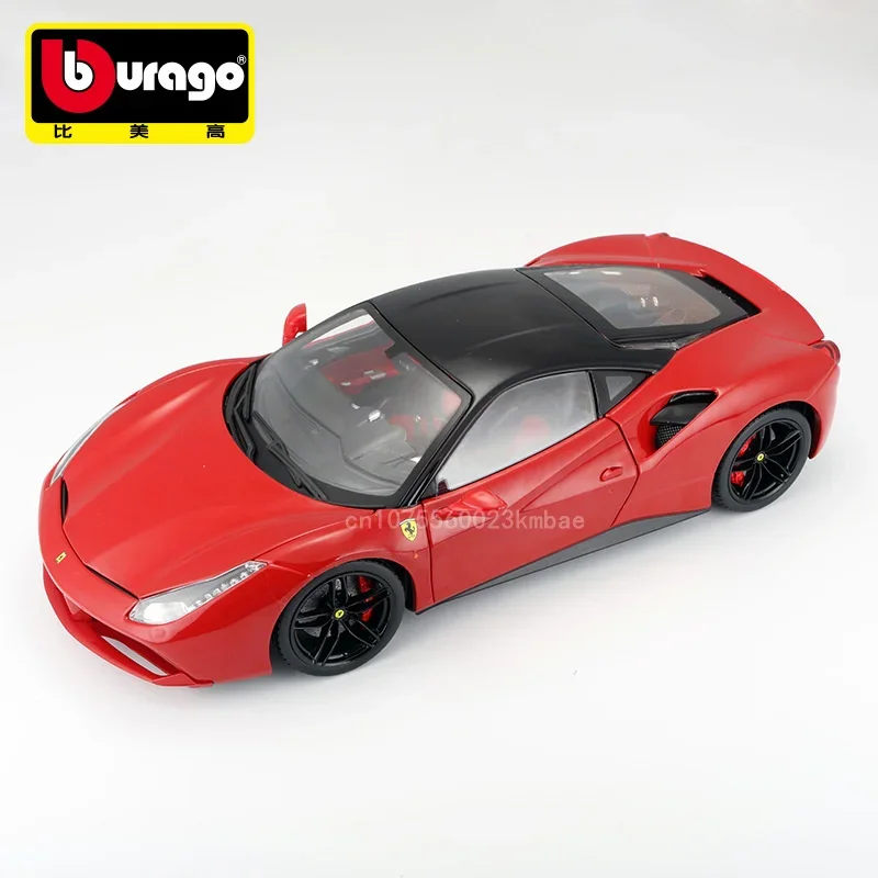 Bburago 1:18 Ferrari California Car Model Alloy Diecast Luxury Vehicle Model Collectible Desktop Decoration Children Toys Gifts