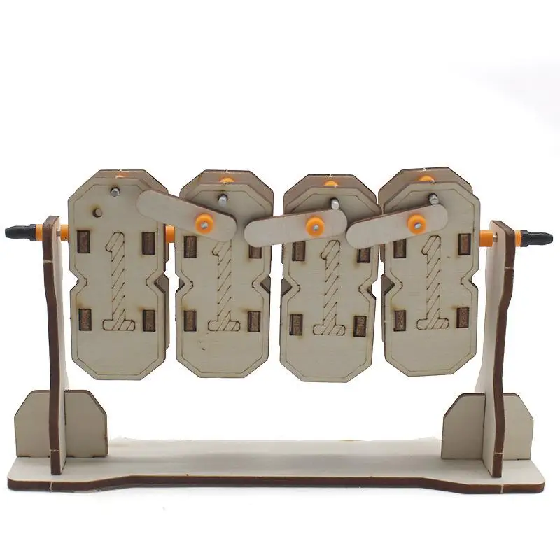 التجارب العلمية مجموعات DIY ثنائية ألعاب البناء الميكانيكية الخشبية التكنولوجيا إنتاج صغير للفتيات الفتيان المراهقين الأطفال